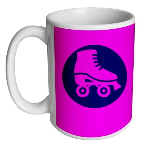 Custom Coffee Mug - Pink - 15 ounce