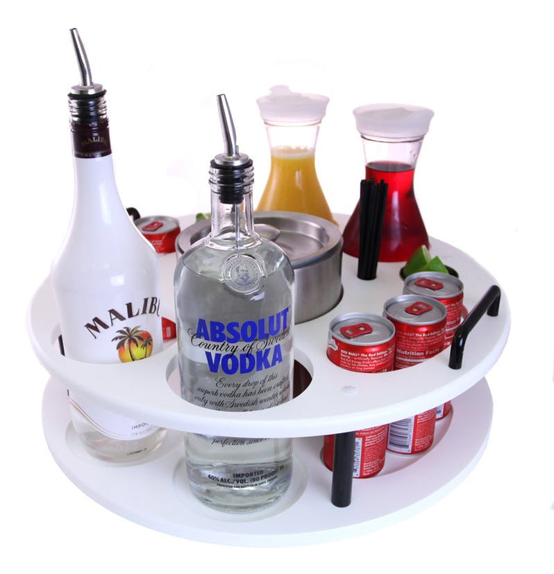 18 inch Plastic Bottle Service Tray - Holds 2 Bottles - Bar Products ...