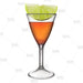 Plastic Martini Shot Glasses - 4 pack - Reusable