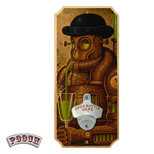 Absenth - Wood Plaque Wall Mounted Bottle Opener