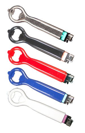 Pop-N-Light Bottle Opener with Lighter Holder - Bar Products — Bar Products