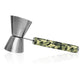 Jigger with Printed Handle Design - Camouflage - .75oz x 1.25oz