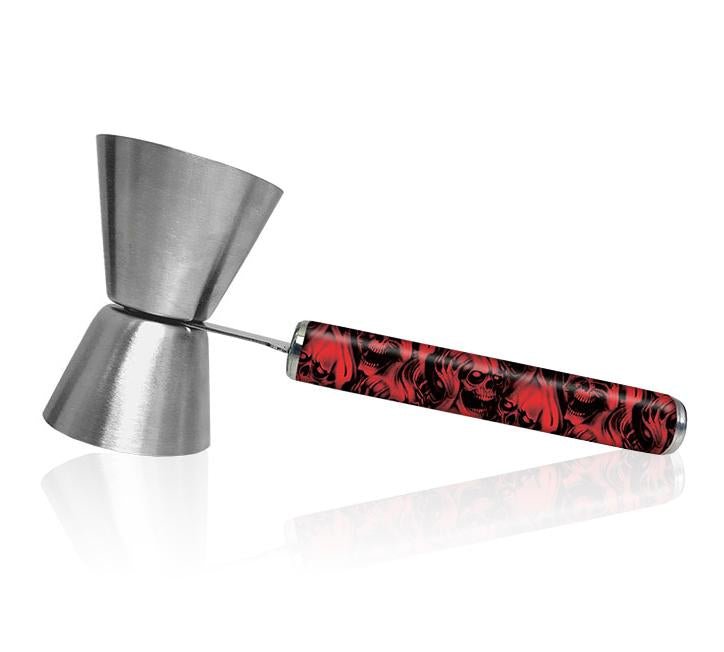 Jigger with Printed Handle Design - Red Evil - .75oz x 1.25oz - Bar ...