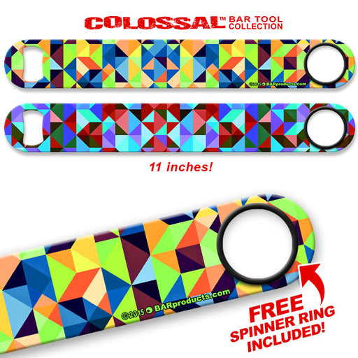Kolorcoat™ 11" Long COLOSSAL™  Speed Bottle Opener – Prism