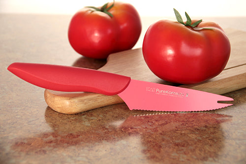 Kai Pure Komachi 2 Red 4 inch Tomato Knife