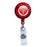 Red - Medical Heart Symbol Translucent Plastic Badge Reel