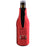 Neoprene Bottle Cooler w/ Bottle Opener - Red