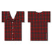 T-Shirt Style Bottle Cooler - Pajamas - Red Plaid