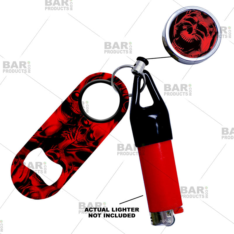 Kolorcoat™ Mini Opener, Reel and Lighter Leash® Clug SET - Evil