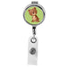 BEAR - Cute Animals Series Mini Chrome ID Badge Reel