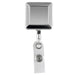 Chrome square badge reel