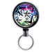 Mirrored Chrome Retractable Reel - Rock Star Blue