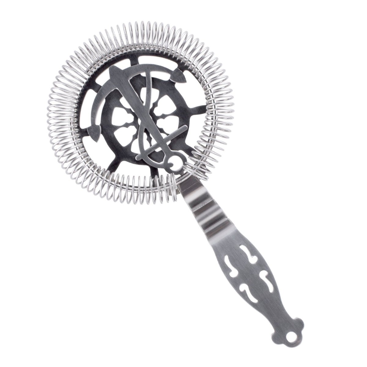 BarConic® Nautical Cocktail Strainer No Prong Stainless Steel — Bar