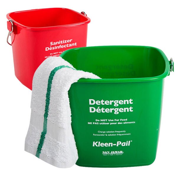 San Jamar® KleenPails® Sanitation / Cleaning Buckets — Bar Products