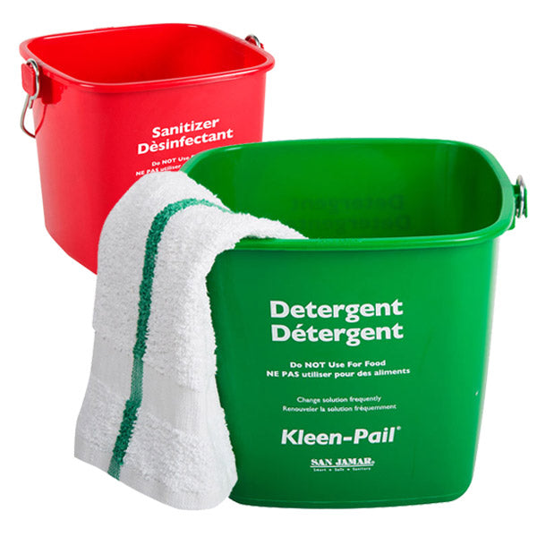 San Jamar® Kleen-Pails® Sanitation / Cleaning Buckets — Bar Products