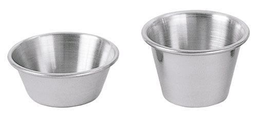 1 oz stainless steel cup Winco SCP-25 Stainless Steel 2.5 oz. Sauce Cup
