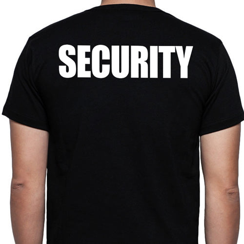 Security T-Shirt - Back
