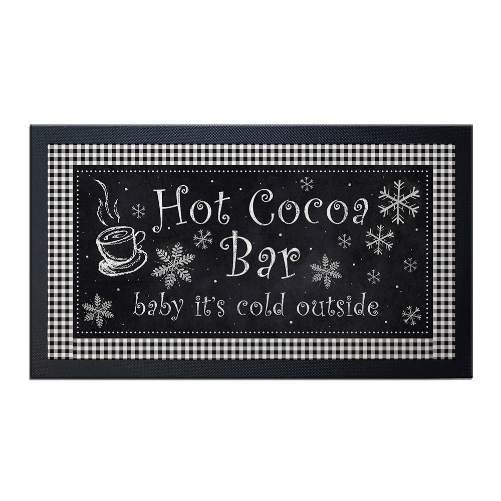 Bar Service Mat - Hot Cocoa Bar - 17.25" x 10"
