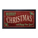 Bar Service Mat - Merry Christmas - 17.25" x 10"