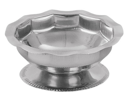 Sherbet Serving Dish - Stainless Steel 