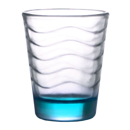 BarConic® Glassware - Shot Glass - Blue Wave 1.75 ounce