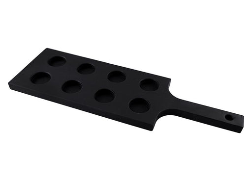 SHOTZ® 8 Hole Tasting Flight Chalkboard Paddle - 17 1/2 inch