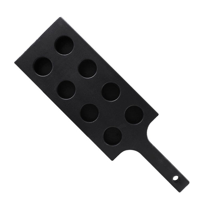 SHOTZ® 8 Hole Tasting Flight Chalkboard Paddle - 17 1/2 inch