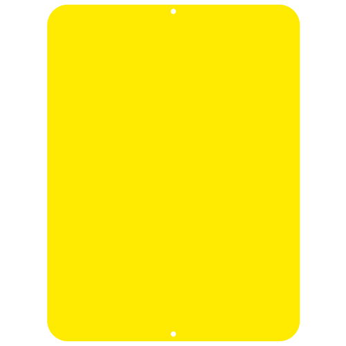 Kolorcoat™ Custom Metal Bar Sign - 9" x 12" - Yellow