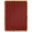 Kolorcoat™ Custom Metal Bar Sign w/ Frame - 9" x 12" - Red w/ Border