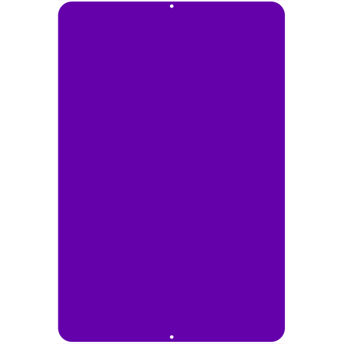 Kolorcoat™ Metal Custom Bar Sign - 12" x 18" - Purple