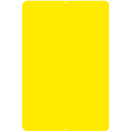 Kolorcoat™ Metal Custom Bar Sign - 12" x 18" - Yellow