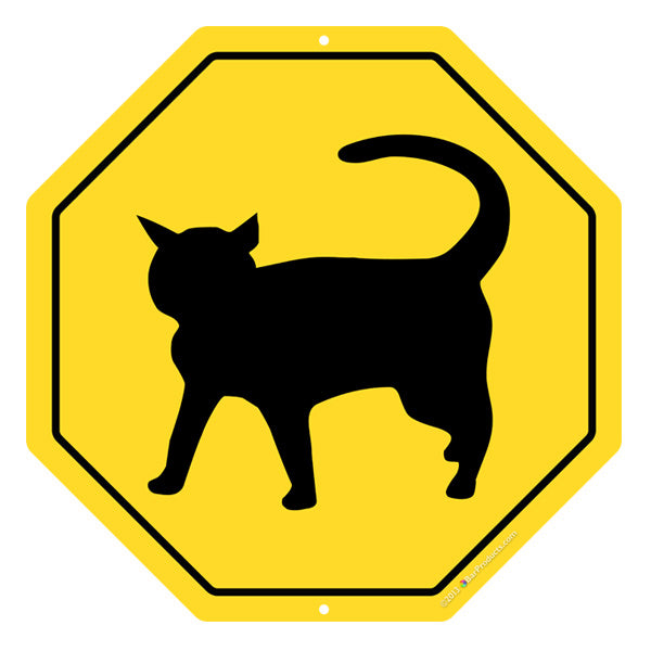 Cat Kolorcoat™ Metal Bar Sign