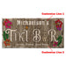 CUSTOMIZABLE Large Plank Sign - 11 3/4" x 23 3/4" - Tiki Multiple Color Options - Custom Line 1 2