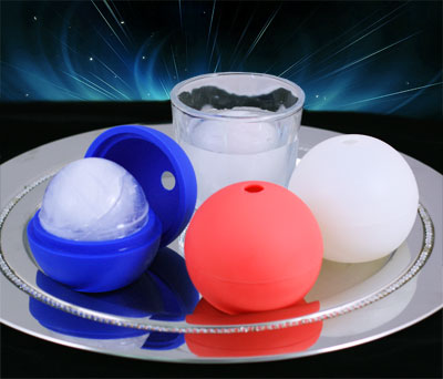 Sphere Ice Molds -Whiskey Ice Ball Mold - Silicone Freezer Press Ice Ball  Maker Mold