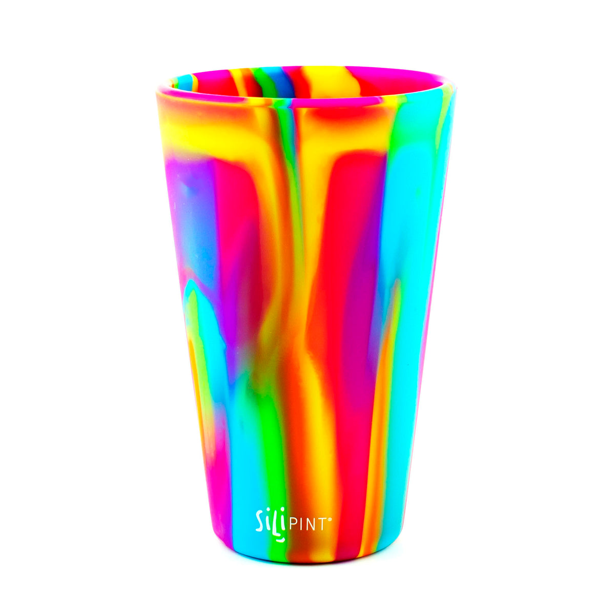 Silipint Silicone Pint Glasses: 6 Pack - 16 oz., Multicolor