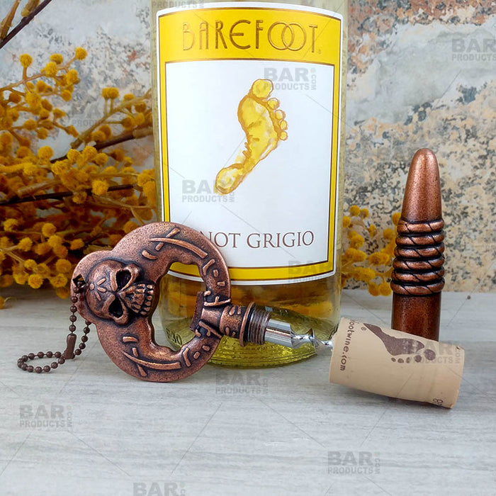 BarConic® Bottle Opener / Wine Opener - Skull - Antique Copper