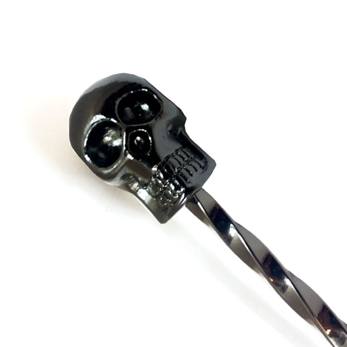 BarConic® 40 cm Skull Bar Spoon - Gun Metal