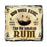 CUSTOMIZABLE Rock Slate Coaster - Rum Themed