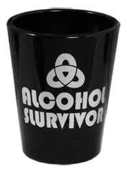 Alcohol Slurvivor Shot Glass