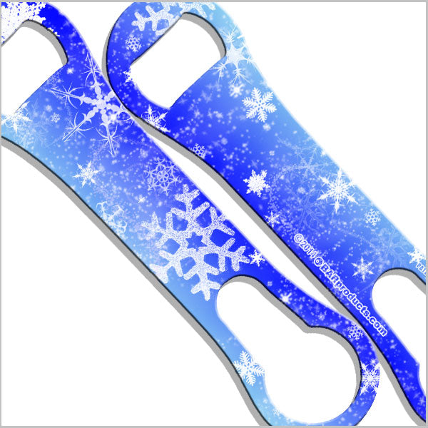 Frozen Snowflakes V-Rod® Bottle Opener