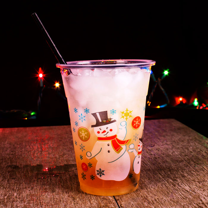 Snowman Plastic Cups -16 oz. - 20 count