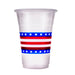 Soft Plastic Cups - Flag 20 Ct. - 16 ounce