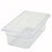 1/3 Size Clear Polycarbonate Food Pan - 4" Deep