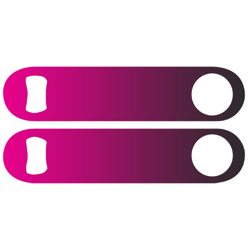 Pink to Black Gradient Kolorcoat™ Speed Openers