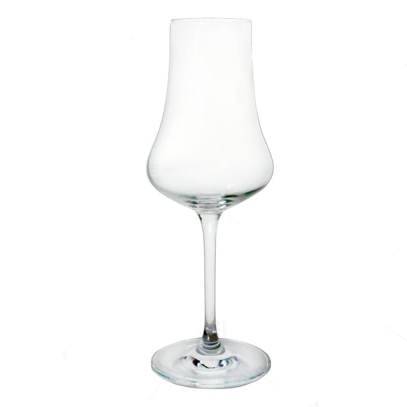 It's a Tulip Party! Yellow Tulip Wine Glass - Painted Base