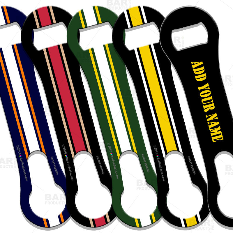 ADD YOUR NAME V-Rod® Bottle Opener - Sports Theme