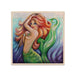 Redhead Mermaid Square Wooden Table Top - Two Sizes Available