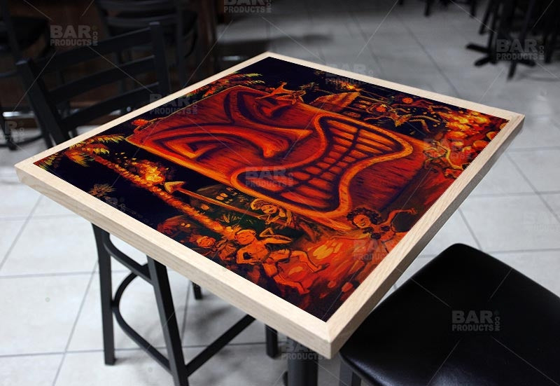 Midnight Sun Square Wooden Table Top - Two Sizes Available