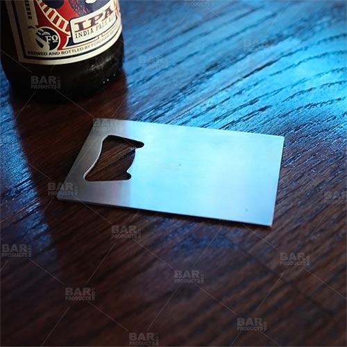 BarConic® Stainless Steel Credit Card Bottle Opener