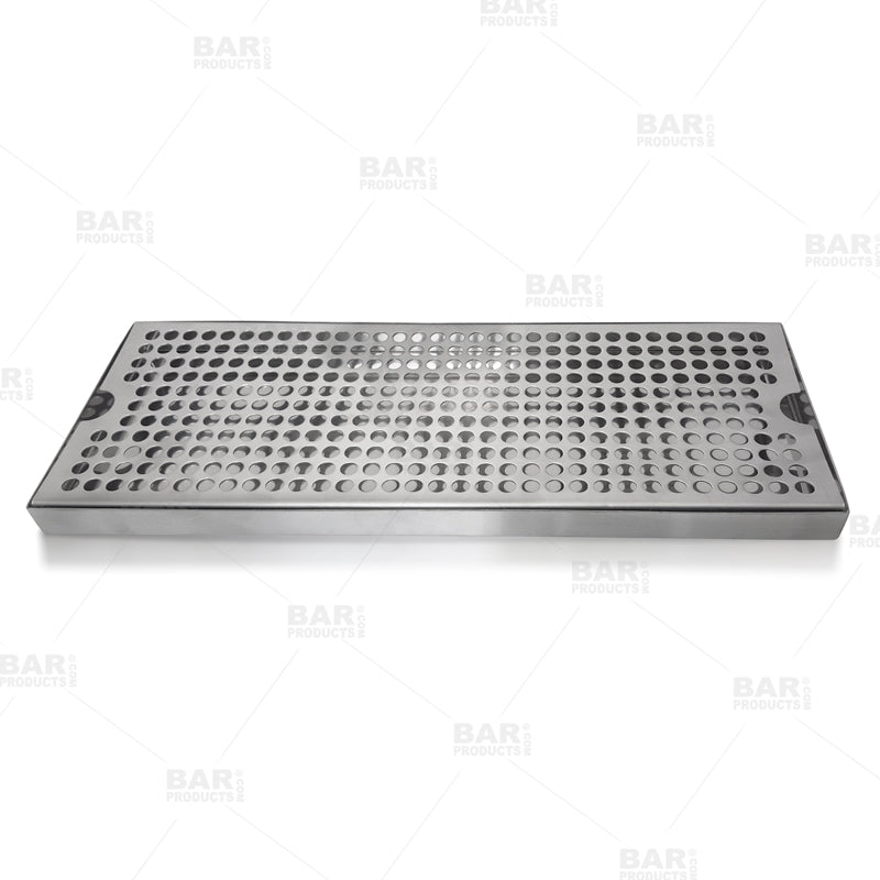 BarConic® Stainless Steel Drip Tray - Holes - 16 x 6